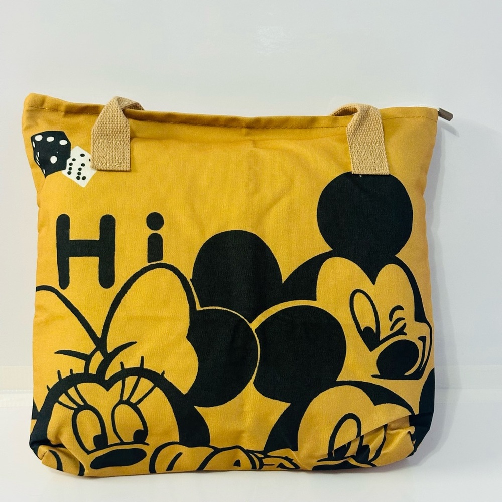 Disney / Mickey Mouse Mustard and Black Character Tote